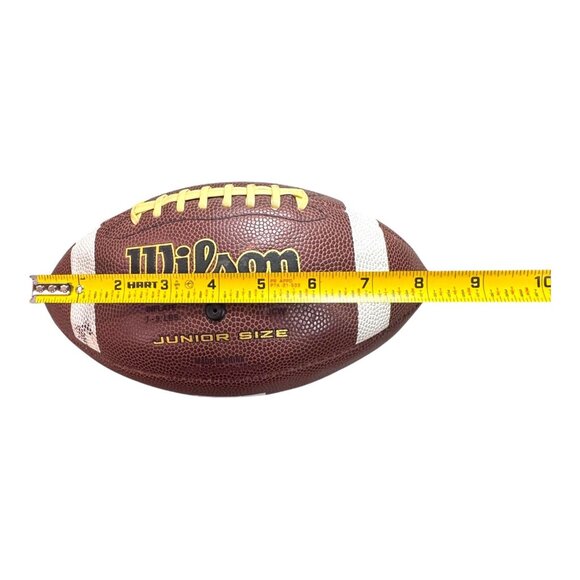 Wilson Junior Size NCAA Reaction Football Brown & White WTF1792 Youth Practice - Picture 6 of 6